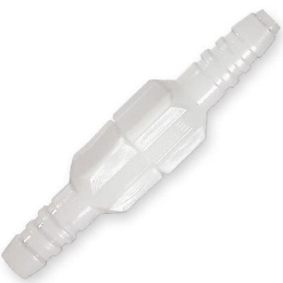 KinkFree Swivel Oxygen Tubing Connector w Security Clip White